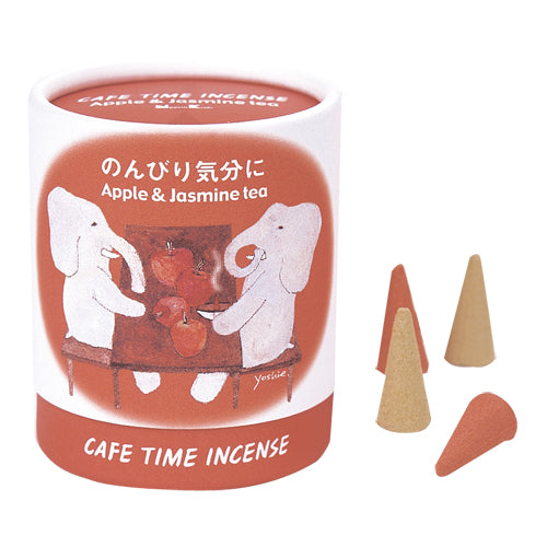 カフェタイム 宿舎意味 -CAFE TIME INCENSE- ゆっくり気分に コーン型5個×2種